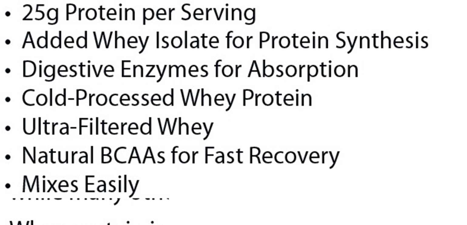 Purex Nutritions PureEx Absolute Whey - Vanilla provides 25g of whey protein per serving, enriched with whey isolate and digestive enzymes for better absorption. Its cold-processed and ultra-filtered for natural BCAAs and amino acids, supporting muscle recovery with easy mixing.