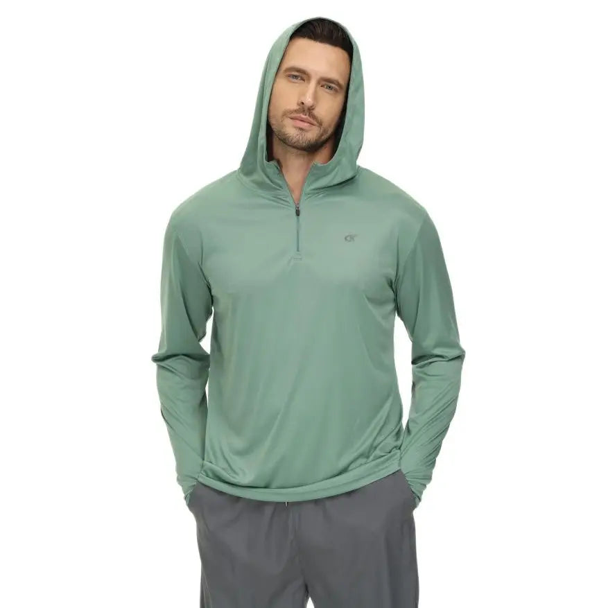 Quick-Dry Rash Guard UPF 50+ Long Sleeve Hoodie