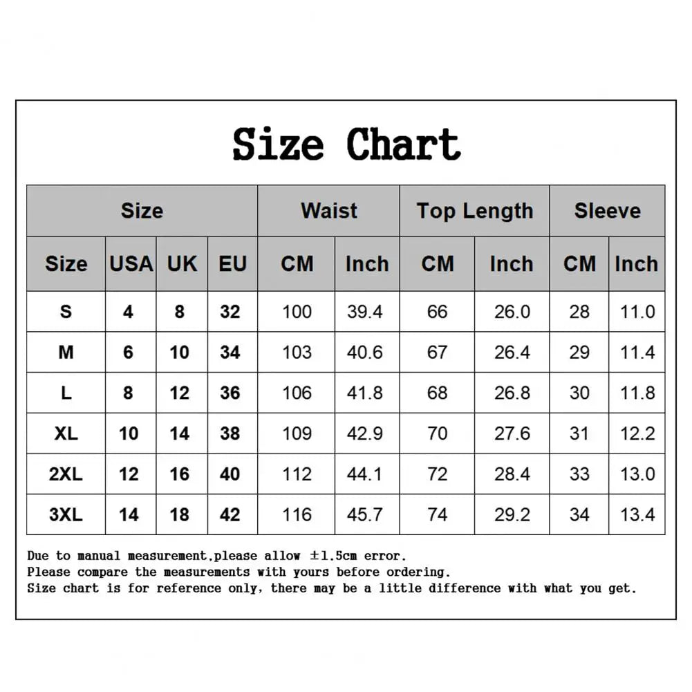 The Ten Essentials Men’s Quick-Dry Military T-Shirt features a size chart with USA, UK, and EU conversions, detailing waist, top length, and sleeve measurements in cm and inches for sizes S to 3XL. Note: possible measurement errors.
