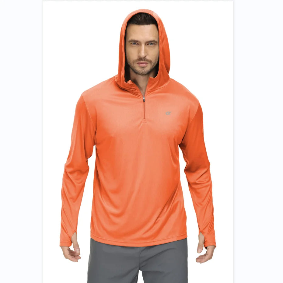 Quick-Dry Rash Guard UPF 50+ Long Sleeve Hoodie